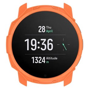 Suunto 9 Peak Suunto9 프로 스포츠 스마트 워치 보호 범퍼 커버 부드러운 가장자리 쉘 유리 화면 보호기 필름 프레임 케이스, Oange_Fo Suunto 9 Peak