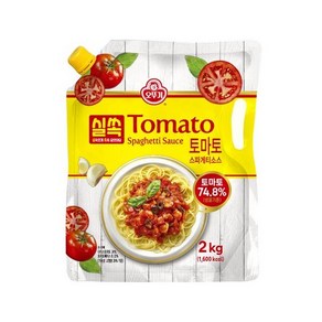 오뚜기 실쏙 스파게티소스 토마토, 2kg, 1개