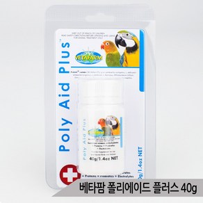 베타팜 폴리에이드 플러스40g 앵무새 응급 영양보충제, [단일상품], 1개, 40g