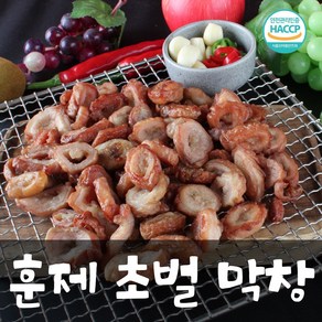 참좋은 훈제 초벌 막창 간편한 캠핌용 가정용 냉동 훈연 돼지 소 대창 막창, 1개, 300g