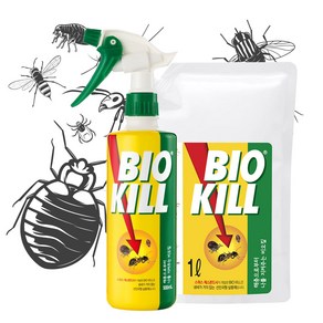 동성제약 비오킬(BIOKILL) 스프레이 500ml + 리필 1L, 06/비오킬 1L+500ml, 1개