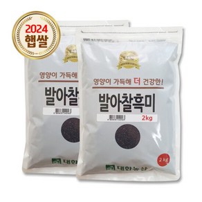 국산 발아찰흑미 4kg (2kgx2봉) 24년산 잡곡