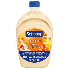 Softsoap 액체 핸드 솝 리필 밀크 앤 허니 향 50온스 472253