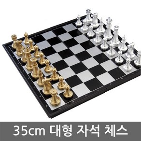 UB 다담기 대형 자석체스 35cm 정밀 체스말 고급세트, 1개