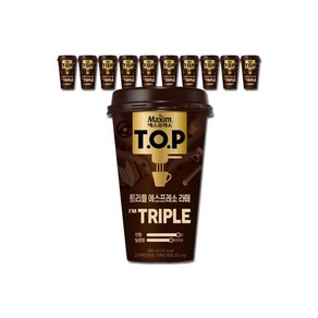 TOP 컵커피 마일드 라떼 300mlx20컵, TOP 컵커피 트리플 라떼 300mlx10컵 1박스, 300ml, 10개