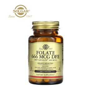 솔가 활성 메타폴린 엽산 400 mcg 100정, 1개