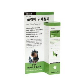 쏘아베 귀 세정제 120ml - 강아지 고양이 귀세정제, 1개