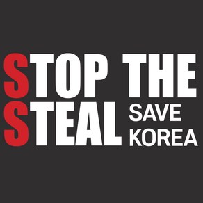 STOP THE STEAL 차량용 스티커 SAVE KOREA 캠페인 STS자동차 데칼 시트지, 1개, 화이트D타입