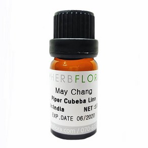 허브플로라 메이창 에센셜 오일 ( May Chang E.O), 10ml, 1개