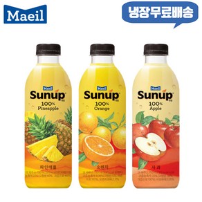 매일 썬업 100% 750ml 혼합 8개/파인애플4+오렌지2+사과2/냉장무료배송, 8개