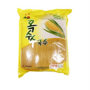 왕부정 중국식품 지욱 옥수면 옥수수 국수 대용량 업소용 중국면류 2500g, 2.5kg, 1개