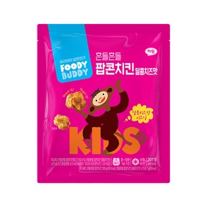 푸디버디 흔들흔들 팝콘치킨 달콤치즈맛 207g, 3개