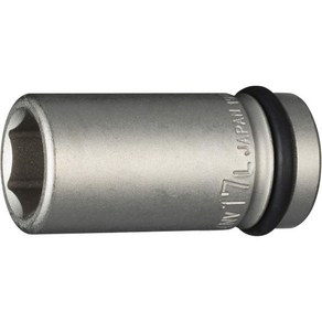 토네TONE 임팩용 롱 소켓 HP4NV-17L 삽입각 12.7mm1/2inch 양면폭 17, 1개