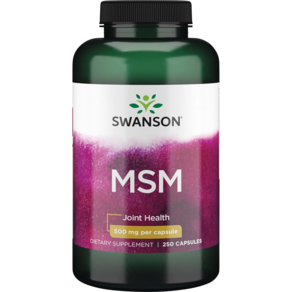 스완슨 MSM 500mg 캡슐, 1개, 250정