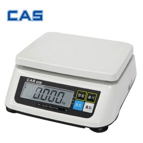 카스 CAS 단순중량저울 SWII-6CS 6kg + 어댑터 포함 2g단위 계수 디지털 전자저울