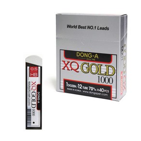 동아 XQ GOLD 1000 샤프심 12ea 0.5mm 2B B HB