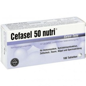 CEFASEL 50 뉴트리 셀레늄 탭 100개 팩, 100정, 1개