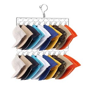 대량수납 모자걸이 인형 정리 진열 20pcs, 1개, 실버