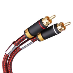 30cm shot RCA cable oxygen-fee coppe HIFI ed and white RCA two-to-two audio CD signal line