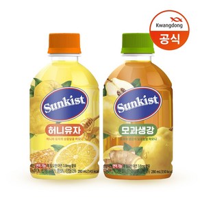 썬키스트 280ml 모과생강 12입 + 허니유자 12입, 상세페이지참조, 1개입, 1개