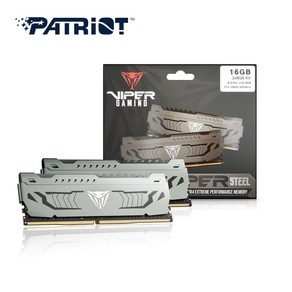 패트리어트 DDR4 16G PC4-28800 CL18 VIPER STEEL 3600MHz (8G*2) 듀얼패키지 파인인포