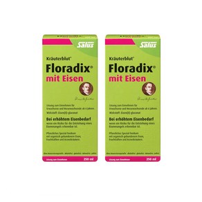 살루스 플로라딕스 액상 철분 250ml 2팩 Salus Floadix with ion 250 ml, 2개