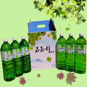 운문산 고로쇠수액 1.5리터 6병 12병 / 25년 첫물채취, 6개, 1.5L