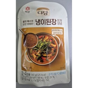 CJ 다담 냉이된장찌개양념 140g, 1개