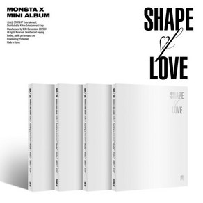 [CD] 몬스타엑스 (MONSTA X) - 미니앨범 11집 : SHAPE of LOVE [버전 4종 중 1종 랜덤 발송] : *[종료] 예판한정 구성품 종료