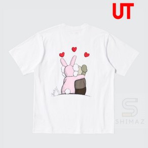 유니클로 카우스 앤디워홀 Uniqlo x Kaws x Andy Wahol 476350 화이트 티셔츠