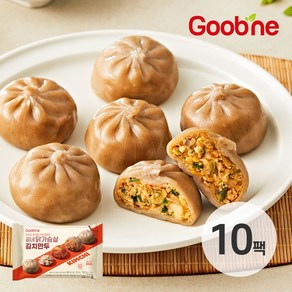 [G]굽네 닭가슴살 김치만두 10팩, 180g, 10개