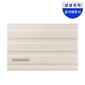 삼성전자 삼성 공식인증 포터블 외장SSD T7 실드 Z1, 베이지 (MU-PE1T0K/WW), 1TB