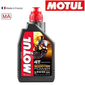 MOTUL 모튤 스쿠터파워 MA 4T 5W40(1L)/합성엔진오일/오토바이/곰스피드