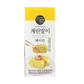 피코크 계란말이(베이컨), 종이박스포장, 1개, 150g