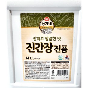 진간장(옹가네 14L) 액체장 페트병 양조간장, 14L, 1개