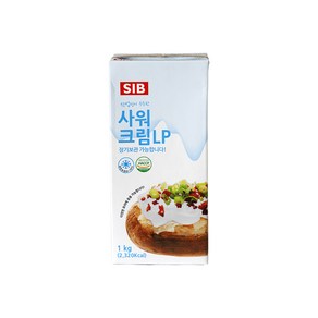 선인 사워크림 LP 1kg 발효생크림 대용량 아이스박스무료포장, 12개