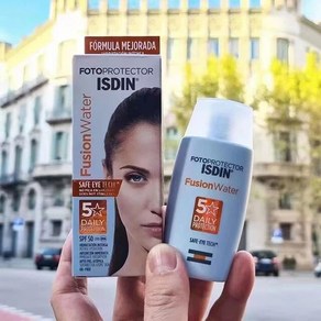 ISDIN 자외선 차단 얼굴 SPF50 PA +++ 진정 미백 안티 스팟 아이솔레이션 스킨 케어 제품 50ML, ㅏ, 1개