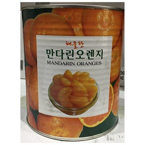 밀감캔(삼도 3kg) 업소용 만다린 오렌지 귤 통조림, 1개, 3kg