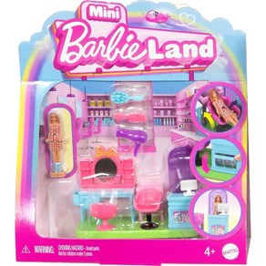 바비 미니 바비랜드 소장용 헤어 살롱 플레이 세트 Babie Mini BabieLand Collectible Hai Salon Playset