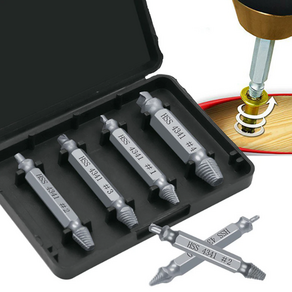 볼트 리무버 세트 볼트 반대탭 역탭 손상된 볼트 나사제거 6pcs/세트, 1개