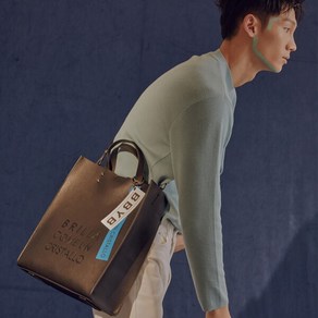 [비비와이비] [BBYB] MARCE Unisex Tote Bag 마체 유니섹스 토트백 (글로우 블랙) 09I3110B5K