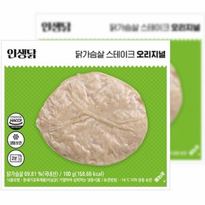 인생닭 닭가슴살 스테이크 오리지널 100g, 30개