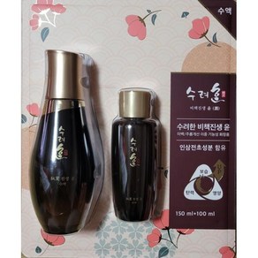 스킨케어 수려한 비책진생 윤 수액 150ml 100ml 미백 주름개선(4787270), 1개