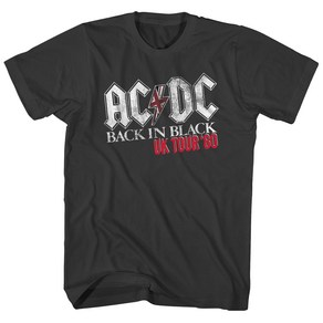 ROCKPANDA AC/DC 반팔티 Back In Black UK Tou ’80