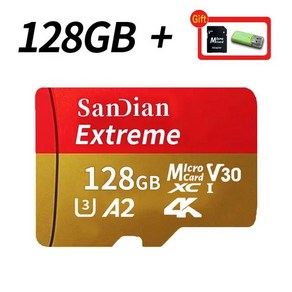 MICRO SD카드 마이크로SD카드 MICROSD 카메라 블랙박스 휴대폰 익스트림 프로 미니 메모리 고속 플래시 드론용 256GB 128GB 1TB U1 V10 TF 32GB 1, 1.128GB, 1개