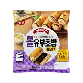 [다만세푸드] 동원 롤 유부초밥 254g (고소한맛), 3개
