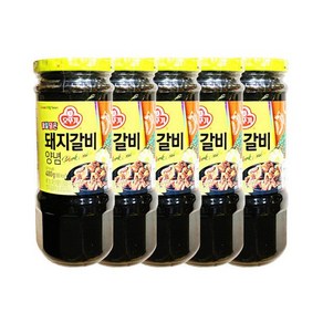 오뚜기 돼지갈비 양념 480g 5개 멸치조림 가지볶음