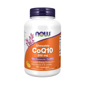 나우푸드 츄어블 CoQ10 200mg 로젠지 비건, 90개입, 1개, 90정