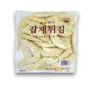 만복식품 옛날야끼 잡채튀김 분식 떡볶이/야끼만두 1.2kg, 2개