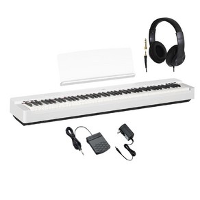 YAMAHA P-225 WH 화이트 전자 피아노 88 건반 헤드폰 세트 야마하